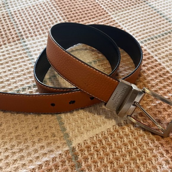 FERRAGAMO - Men's Textured Calfskin Gancini Loafer (+ LIGHT BROWN BELT) - Picture 10 of 11